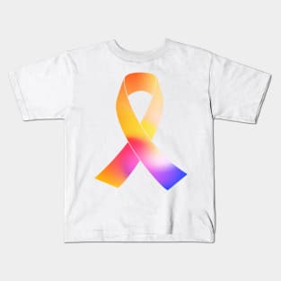 Autism Gradient Ribbon Kids T-Shirt
